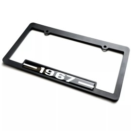 1967 Classic Car & Truck License Plate Frame. Antique Automobile year models.