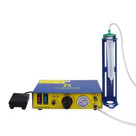 982A Auto Glue Dispenser, Automatic/Semi-Automatic Solder Paste Liquid Adhesive Controller, Digital Display, Adjustable Dispensing Amount & Interval