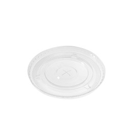 Karat C-KC626TS 98mm Diameter Flat Lids for Karat Cold Cups, Case of 1000