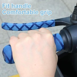KIRZAX 2 Sets Motorcycle Handlebar and Brake Covers, Non-Slip Soft Accessories, Universal Motocross Grips, Motorcycle Handlebar Rubber, Waterproof and Durable