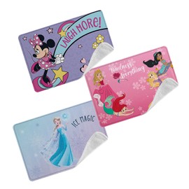 ICE TOYS Set of 3 Hand Guard Fabric Desk Placemats for Girls 30 x 40 cm, 100% Polyester for School Travel Gift (Set Female)