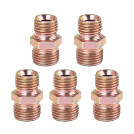 X AUTOHAUX 5pcs M14 x 1.5mm to M16 x 1.5mm Car Pipe Fitting Connector Adapter