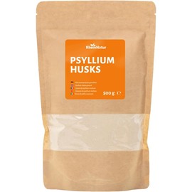 Psyllium Husks 500 g - Finely Ground Powder to Support Digestion - Rich in Fibre, Ideal for Baking