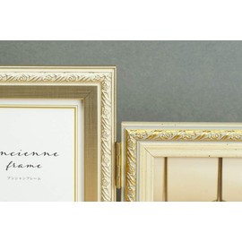 106293 Anshan Frame L Shape 2 Sides L Size L & GD (Silver & Gold) [Wall Mountable]