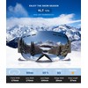 NSSIW Ski Goggles for Men Women Snowboard Goggles: Youth OTG