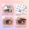 False Eyelashes, No Glue Required, Lower Eyelashes, 1 Second, Large