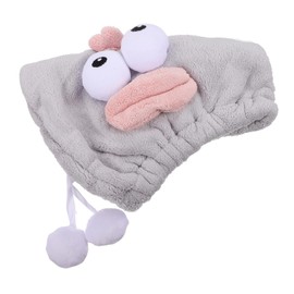 BIUDECO 1pc Cartoon Hair Drying Cap Fast Drying Hair Wrap Super Absorbent Fleece for Home Gym Travel and Bathing Durable Soft Design