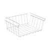 ClosetMaid 3998 Under Shelf Storage Bin, White, 13.4 in.