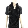 55" Rex rabbit Fur Infinity Scarf-Brown