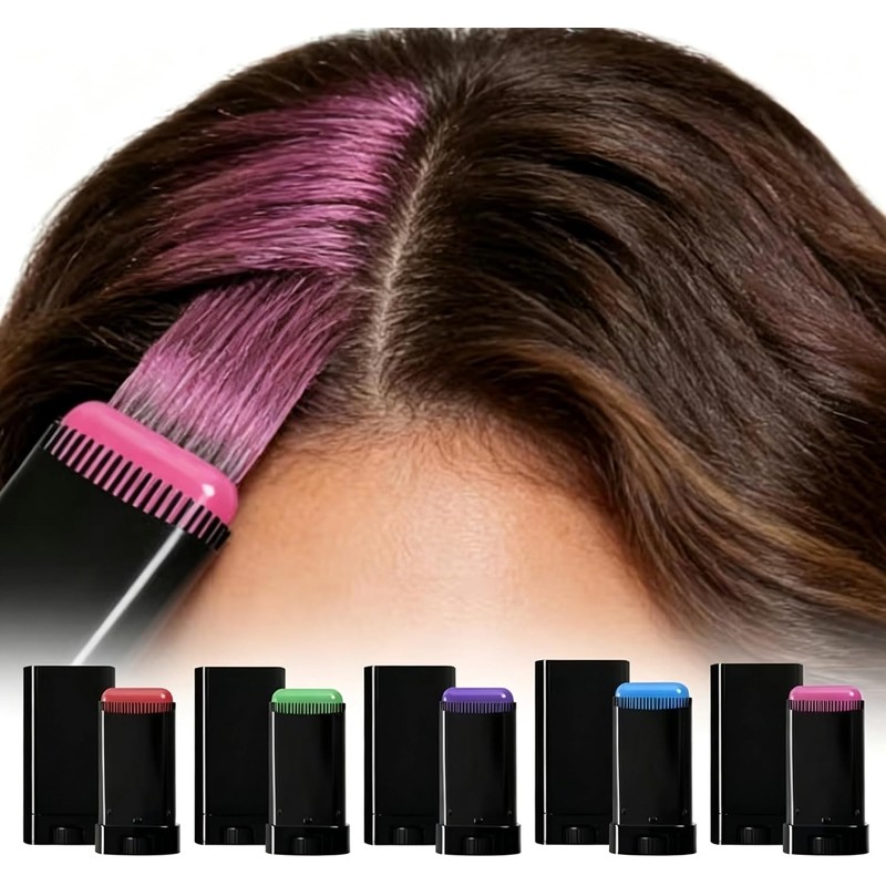Barra de Tinte Temporal para el Cabello Impermeable Maquillaje de