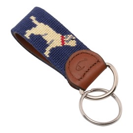 Huck Venture - Llavero de piel cosido a mano, Labrador, Talla única