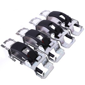 Cheriezing Interior Door Handle Compatible with 2006-2009 Torrent, 2005-2009 Equinox Replace# 25897972, 25897973 Set of 4