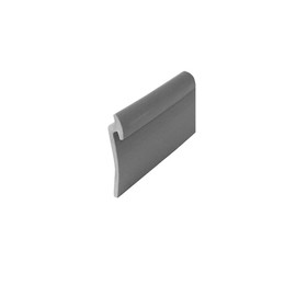 Angled Gray Vinyl For Framed Shower Door Drip Rail - 36" long