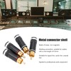Preffair R1764 RCA Audio Plug 24K Gold Plated Signal Cable
