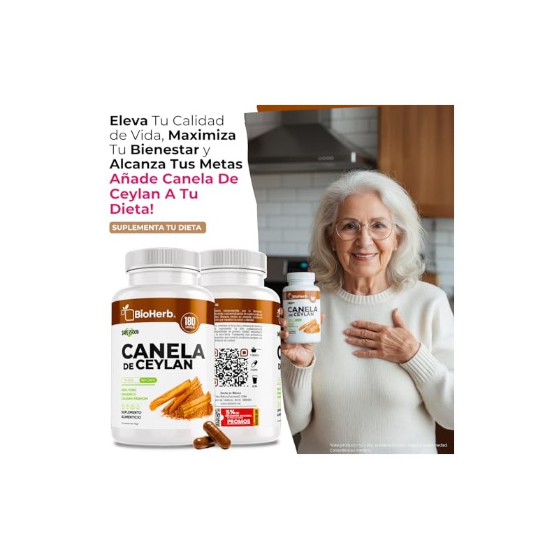 BioHerb® | Canela de Ceylán 100% Pura (Certificada de Origen)