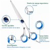 LS Tijeras Barbero Cabello Estilista Inoxidable Portátil Kit