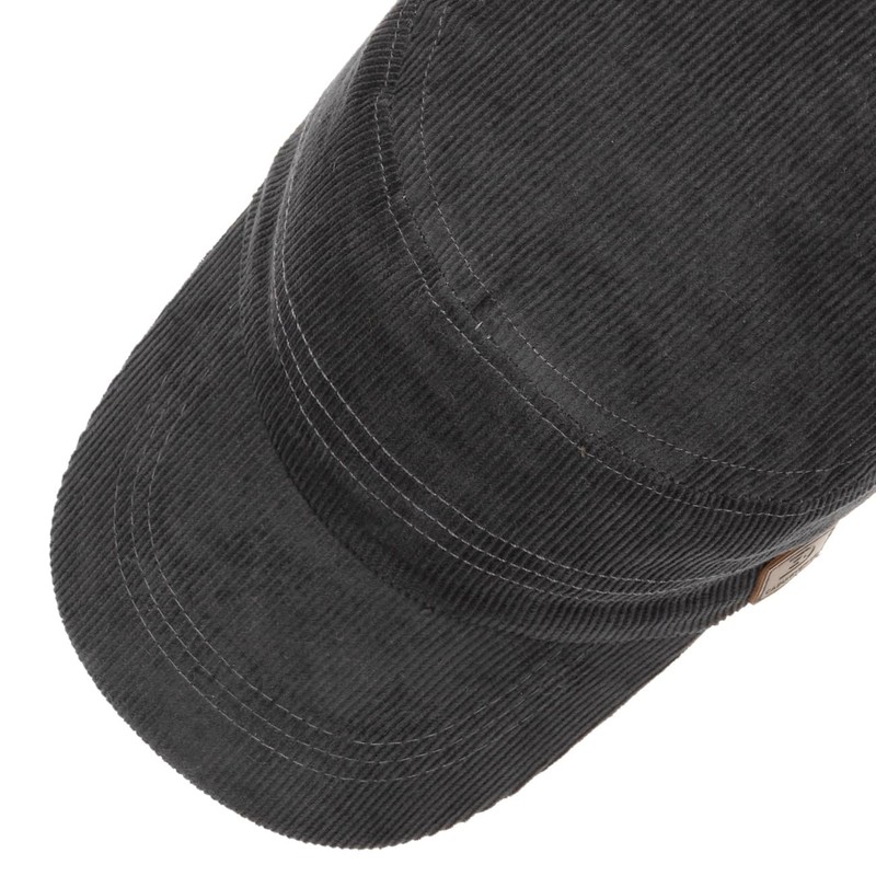 Capuniverse Cord Army Cap – Military Hat Women / Men