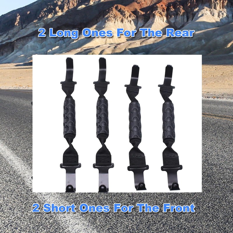 82215524 Grips Grab Handles Compatible with 2018-2023 Jeep Wrangler &