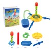 2 in 1 Jump Launchers for Kids Foam Bubble Blower