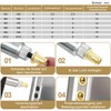 UNOSEKS Hand Rivet Tool Set, 6 Pieces Rivet Nuts Set
