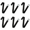 6Pcs Ratchet Straps with Quick Release Cam Bukle Heavy Duty
