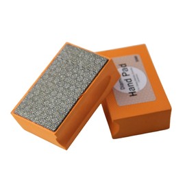 Boxonly Diamond Sanding Blocks 100 Grit Diamond Hand Polishing Pad Electroplated Polishing Hand Pads Hand-Held Sanding Block For Stone,Ceramic,Glass