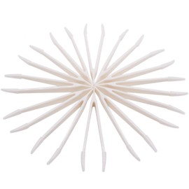 JETEHO 12Pcs 80mm Contact Lens Tweezers Make Up Tool (White)