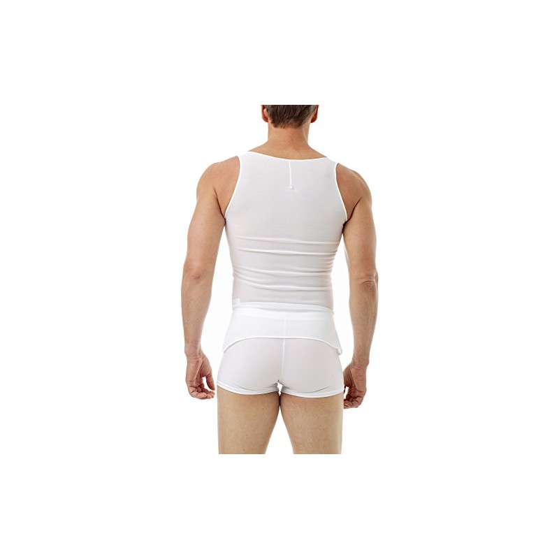 Underworks Mens Gynecomastia Chest Binder Vest X-Large White