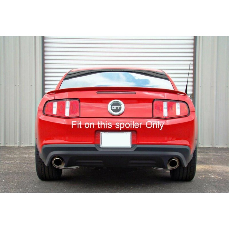 SDeelCase Matt Black Decklid Gurney flap Wing Wickerbill For 10-14