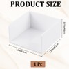 CRASPIRE White Sticky Note Holder 3x3 Inch Plastic Notepad Holder