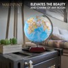 Waypoint Geographic Odyssey Plus Globe, 12" Blue Ocean-Style World Globe,