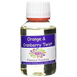 Flavour Factory Intense Food Flavouring, Orange and Cranberry Twist, 100 ml