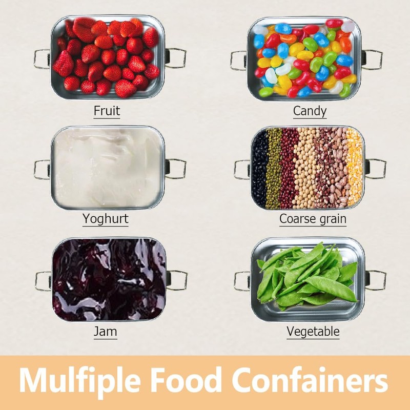 BEFOY Small Stainless Steel Food Storage Containers Set | Reusable