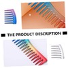 IWOWHERO 3pcs Hair Styling Comb Large Teeth Barber Haircut Tool