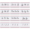 Gilprop 12 Pcs Cursive Alphabet Line Cursive Bulletin Board Set