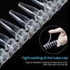0.2ml PCR Tubes Strips with Flat Caps (8-Tube Strips, 200