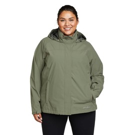 Eddie Bauer Women's Rainfoil Packable Jacket, Sprig Recycled, Large