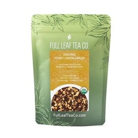 Organic Honey Lemon Ginger Loose Leaf Tea - 2oz Bag (Approx. 30 Servings) | Full Leaf Tea Co.