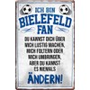 schilderkreis24 - Tin Signs Here Lives A Bielefeld Fan Decorative
