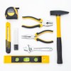CARTMAN 57-Piece Home Tool Kit, Yellow Household Tool Set With