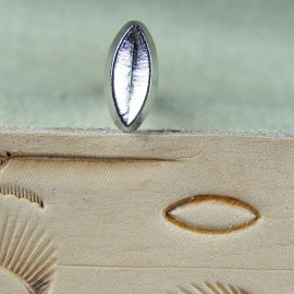 Undisclosed Leather Stamping Tool - #S625 Large Oval Seeder Stamp