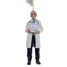 Kurt Adler Dr. Anthony Fauci Front Line Heroes 5" Resin Ornament