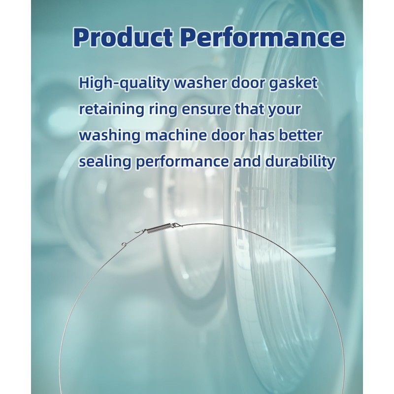 Washer Door Gasket Retaining Ring & Clamp Assembly - Outer