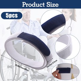 GmwyCzV Pack of 5 Catheter Leg Bag Straps, Urine Bag Straps, Fix Leg Bag Straps, Adjustable Fix Leg Bag Straps Velcro Strap, Reusable Leg Bag Straps for Catheters, Catheter Bags