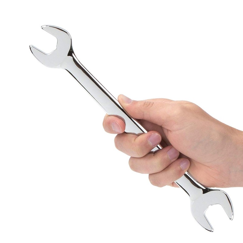 URREA 3016 3/16-Inch X 1/4-Inch Open End Wrench, Chrome