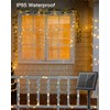 Brightown Solar String Lights, 2 Packs Total 66Ft 200 LED