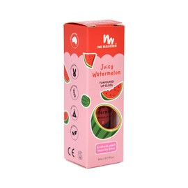 No Nasties Kids Natural Lip Gloss - Juicy Watermelon, 5ml