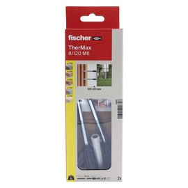 Fischer Thermax 8 and 10 Stand-Off Installation Set with Wall Plug 08/120 M6 2er-Set