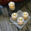 Luminara Flickering Rechargeable Tea Light Flameless Led Candles for Birthday