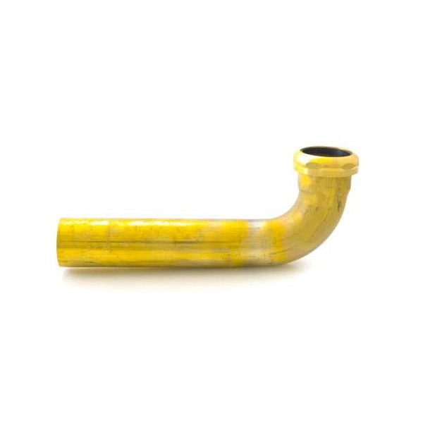 1-1/2Inch X 6Inch, 22Ga, Slip Joint Waste Bend, Rough Brass,